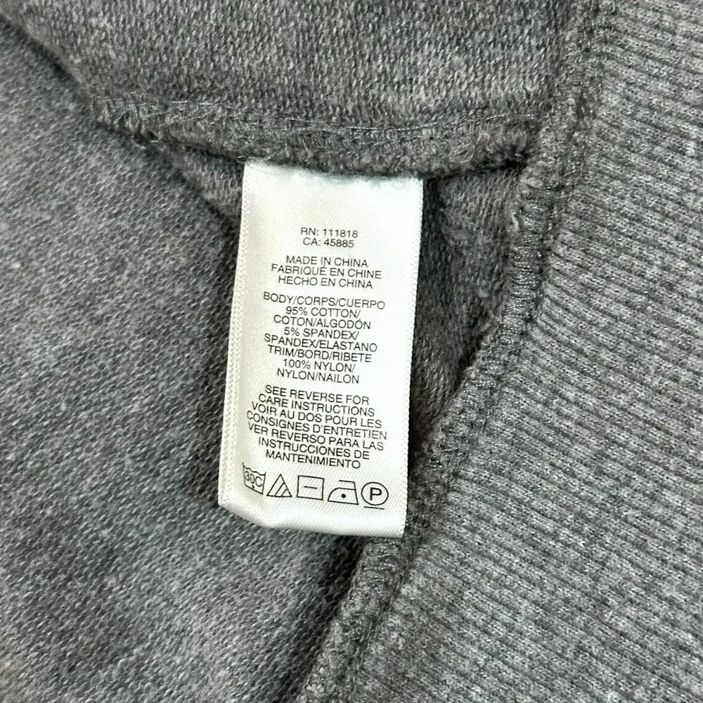 Michael Kors Hybrid Bomber Jacket Gray Knit Sleeves Men’s Medium